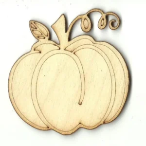Laser Cut Unfinished Wood Shape-Pumpkin