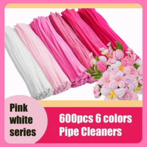 600pcs Multi-Colored Pipe Cleaners
