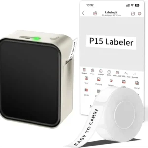 Marklife P15 Mini Portable Thermal Printer Without Ink Self-Adhesive Label Maker