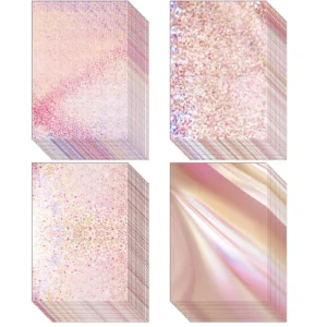24 Sheets Holographic Cardstock