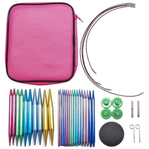 Aluminum Circular Knitting Needles Set
