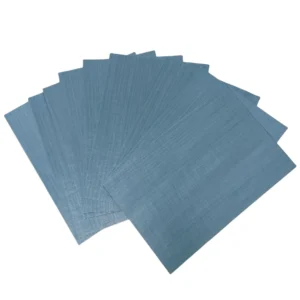 12 PCS/ Blue Basswood Wood Veneer