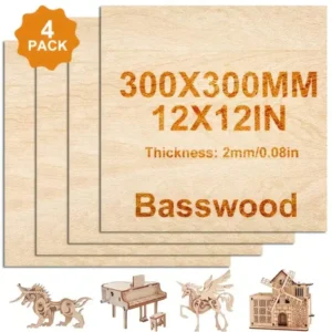 4/8/16/32pieces of unfinished basswood plywood