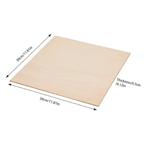 30PCS of Wood Basswood Sheets